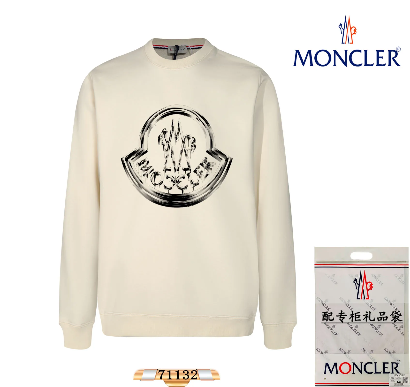 Hot Sale 🔥 💫—Moncler 😎 ！ 440 ， 🙌🏻 Breathable， Versatile ！✔ ❗ ❗ ：Black White Sizes：S～XL
